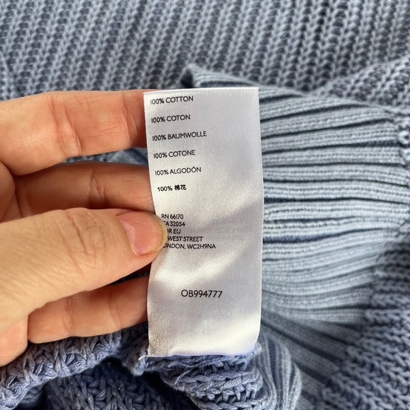 Free People Off Shoulder Cutout Pullover Chunky Knit Top Stretch Sweater, Size L - Picture 11 of 12